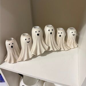 Viral Ghost Caldelabra Taper Candle Holder Home Goods Halloween Decor 2023